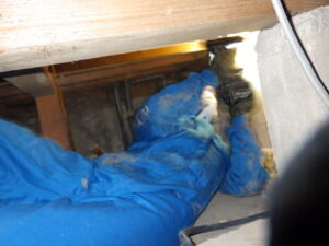 別府市内　シロアリ施工。