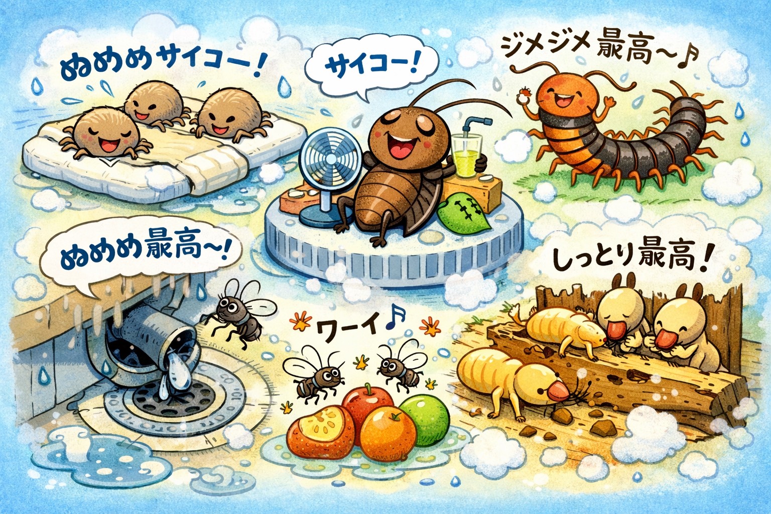 梅雨の防虫対策