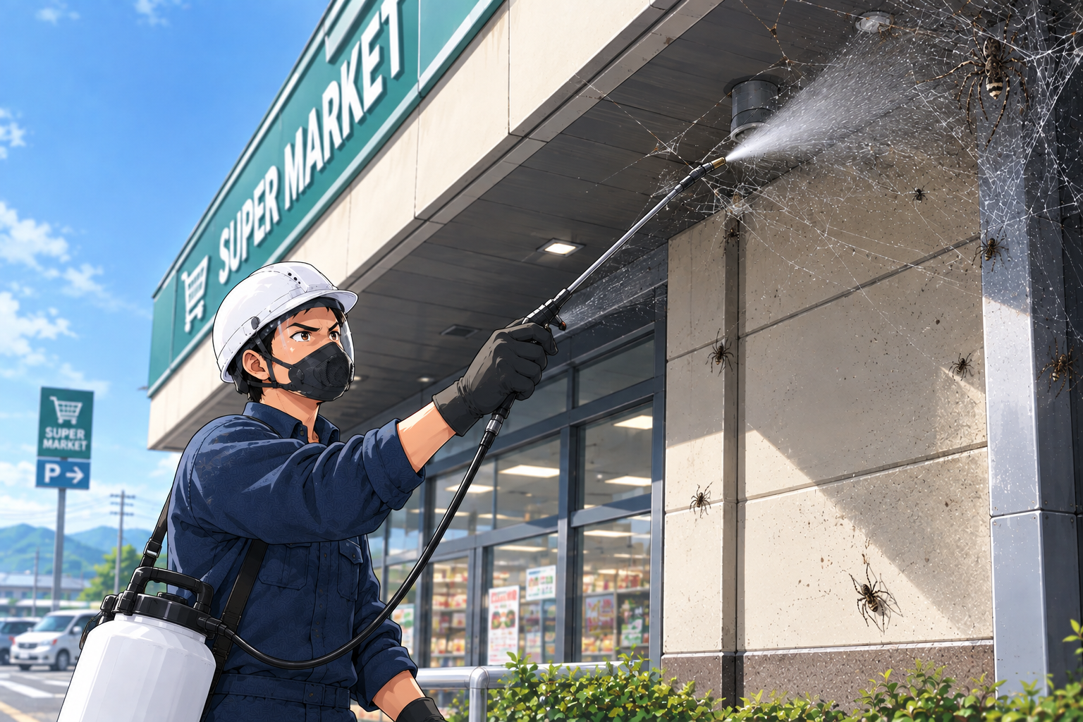 縄張りの嵐。多数のスパイダー🕷。。。