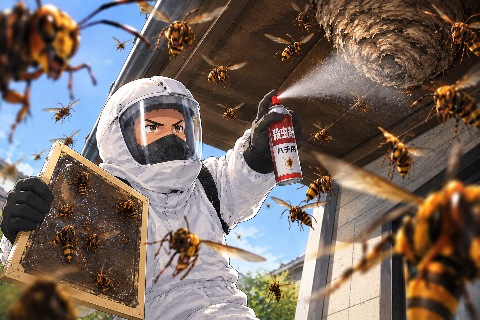 要注意！スズメバチの脅威🐝